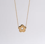Gold Bloom Pendant Necklace - Ektaraa