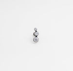 Triple Spark Trio Stud - Silver - Ektaraa