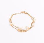 Perles & Ronds Layered Bracelet - Ektaraa