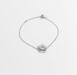 Fleur Chain Bracelet - Silver - Ektaraa