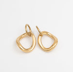 Interlinked Organic Hoops - Gold - Ektaraa
