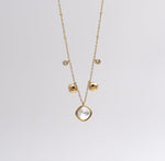 Victorian Crystal Drop Necklace - Ektaraa