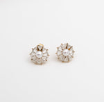 Sunburst Pearl Stud - Gold - Ektaraa