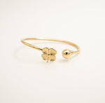 Clover d’Or Open Bangle - Ektaraa