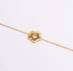 Fleur Chain Bracelet - Gold - Ektaraa