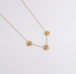 Trio Rosette Necklace - Ektaraa