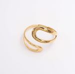 Vague d’Or Sculpted Cuff - Ektaraa