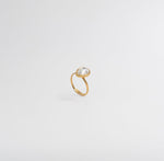 Pear Solitaire Ring - Gold - Ektaraa