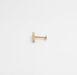 Gold Baguette Trio Labret - Ektaraa