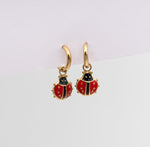 Ladybug Mini Hoops - Ektaraa
