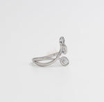 Marquise Twin Open Ring - Silver - Ektaraa