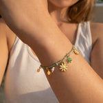 Meadow Charm – 18K PVD Coated | Éktaraa – demi-fine bracelet, 18K PVD gold, anti-tarnish | Éktaraa