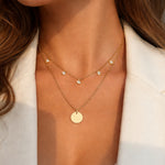 Aurora Layer | Éktaraa – demi-fine necklace, 18K PVD gold, anti-tarnish | Éktaraa