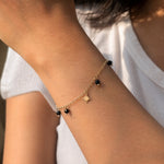 Star Charm Bracelet – 18K PVD Coated | Éktaraa – demi-fine bracelet, 18K PVD gold, anti-tarnish | Éktaraa