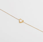 Heart Outline Bracelet | Éktaraa - Ektaraa