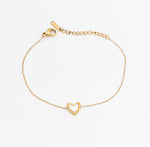 Heart Outline Bracelet | Éktaraa - Ektaraa