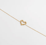 Amora Heart Bracelet – 18K PVD Coated | Éktaraa - Ektaraa