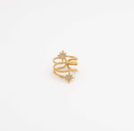 Star Spiral – 18K PVD Coated | Éktaraa - Ektaraa