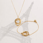The Everyday Set - Anti-Tarnish 18K Gold Minimalist Jewelr – demi-fine jewellery, 18K PVD gold, waterproof | Éktaraa – view 2