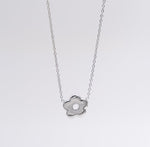 Silver Bloom Pendant Necklace - Ektaraa