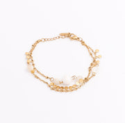 Perles & Ronds Layered Bracelet - Ektaraa