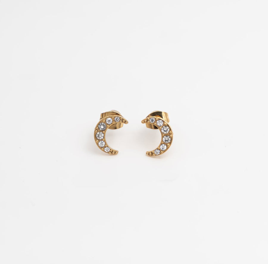 Gold Moon Studs - Ektaraa