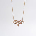 Pink Floral Necklace - Ektaraa