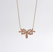 Pink Floral Necklace - Ektaraa
