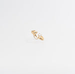 Heart Link Chain Ring - Gold - Ektaraa
