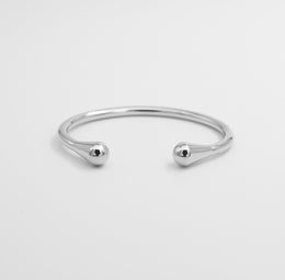 Élise Teardrop Cuff - Silver