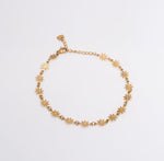 Daisy Chain Anklet - Gold - Ektaraa