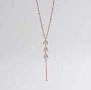 Crystal Bar Necklace - Ektaraa