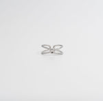 Double Band Disc Ring - Silver - Ektaraa