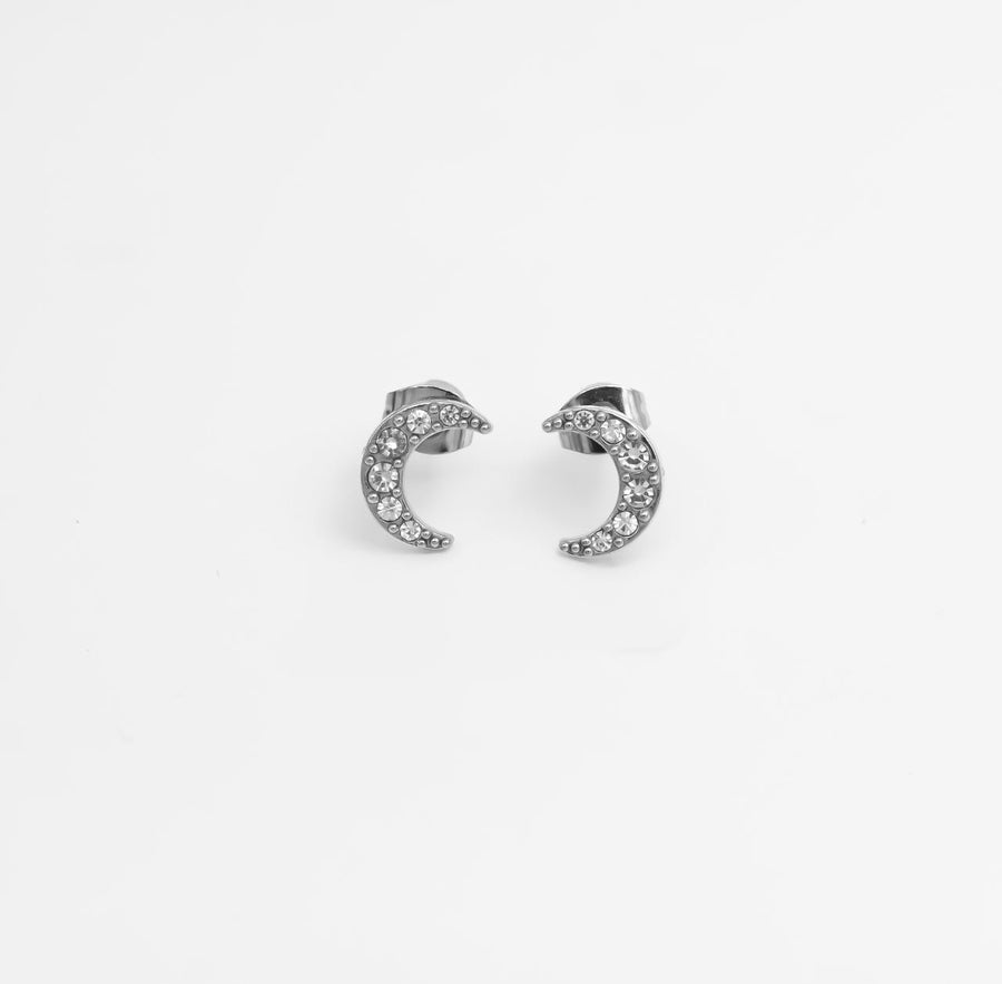 Silver Moon Studs - Ektaraa