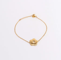 Fleur Chain Bracelet - Gold