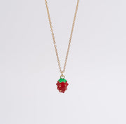 Strawberry Pendant Necklace - Ektaraa