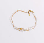 Pearl de Mer Layered Bracelet - Ektaraa