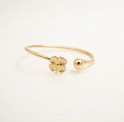 Clover d’Or Open Bangle