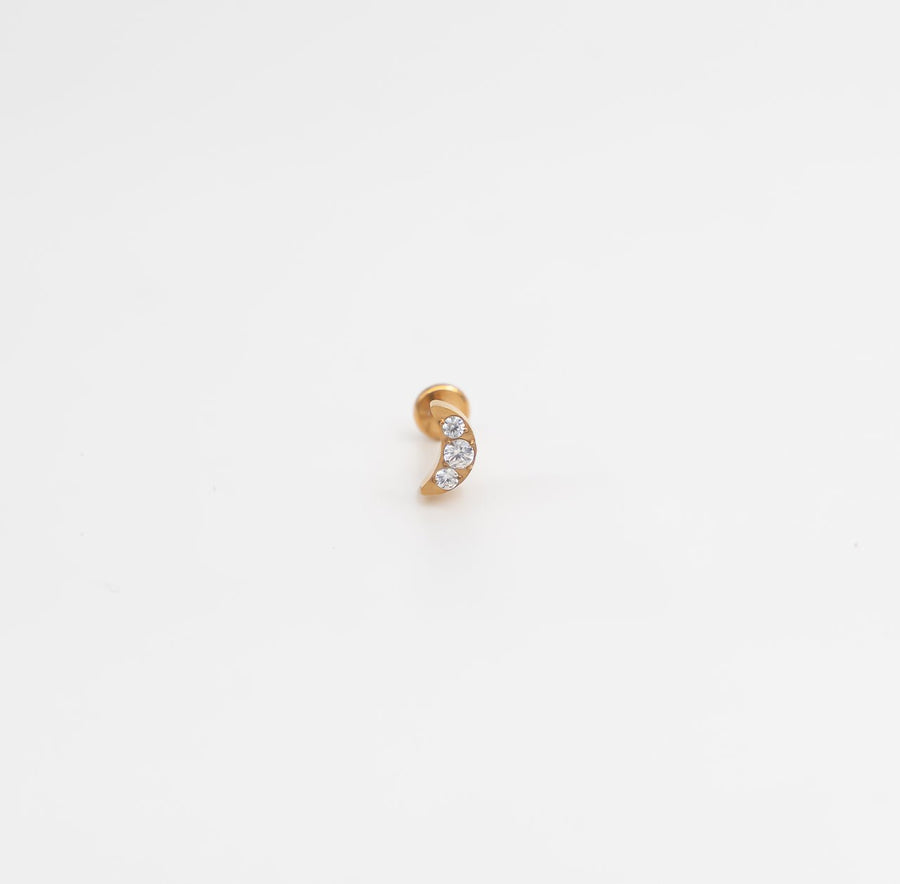 Gold Moon Stud - Ektaraa
