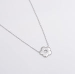 Silver Bloom Pendant Necklace - Ektaraa