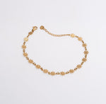 Daisy Chain Anklet - Gold - Ektaraa