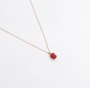 Strawberry Pendant Necklace - Ektaraa