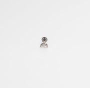 Mini Hook Labret Stud - Silver - Ektaraa