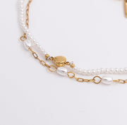 Pearl de Mer Layered Bracelet - Ektaraa