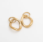 Interlinked Organic Hoops - Gold - Ektaraa