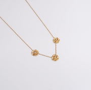 Trio Rosette Necklace - Ektaraa