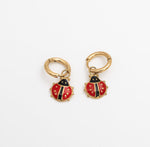 Ladybug Mini Hoops - Ektaraa