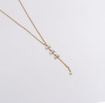 Crystal Bar Necklace - Ektaraa