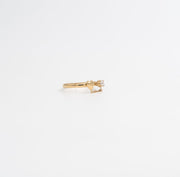 Heart Link Chain Ring - Gold - Ektaraa