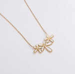 White Floral Necklace - Ektaraa
